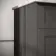 Lucia Graphite Grey Cabinet with Marble Top 840mm (Excludes Counter Top Basin) - Brushed Brass Accents