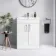 Mersey Gloss White Basin Vanity 600mm