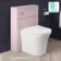 Traditional Cashmere Pink Slimline Back To Wall Unit and Tucson Toilet