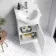 Quartz Gloss White Combination Vanity Basin and Denver Toilet 950mm