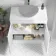 Mersey Gloss White Vanity 800mm - Excludes Counter Top Basin