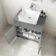 Milos Fog Grey Vanity with Troy Basin 800mm - Brushed Handles