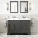 Lucia Graphite Grey Double Basin Vanity 1200mm