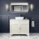 Lucia Chalk White Vanity with Marble Top & Curved Counter Top Basin 1030mm