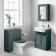 Midnight Green Mirror Cabinet 700x500mm