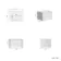 Sorrento Fluted Coastal White Wall Hung Drawer Vanity with Matt White Basin 600mm