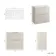 Crete Fluted Linen White Vanity Drawer with Marble Top 800mm - Excludes Counter Top Basin