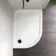 London Offset Quadrant Stone Shower Tray 1200x800mm - Left Handed