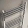 Barcelona Electric Chrome Straight Heated Towel Rail 1600x600mm