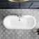 Grosvenor 1700mm Roll Top Bath - White Claw Feet