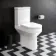 Lodi Rimless Comfort Height Close Coupled Toilet With Soft Close Seat