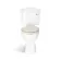 Lima Traditional Close Coupled Toilet With Chalk White Wooden Seat