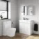 Trent Gloss White Basin Vanity 800mm