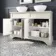 Lucia Chalk White Double Vanity with Marble Top & Round Counter Top Basin 1200mm