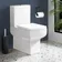 Portland Fully Back to Wall Close Coupled Toilet With Soft Close Seat