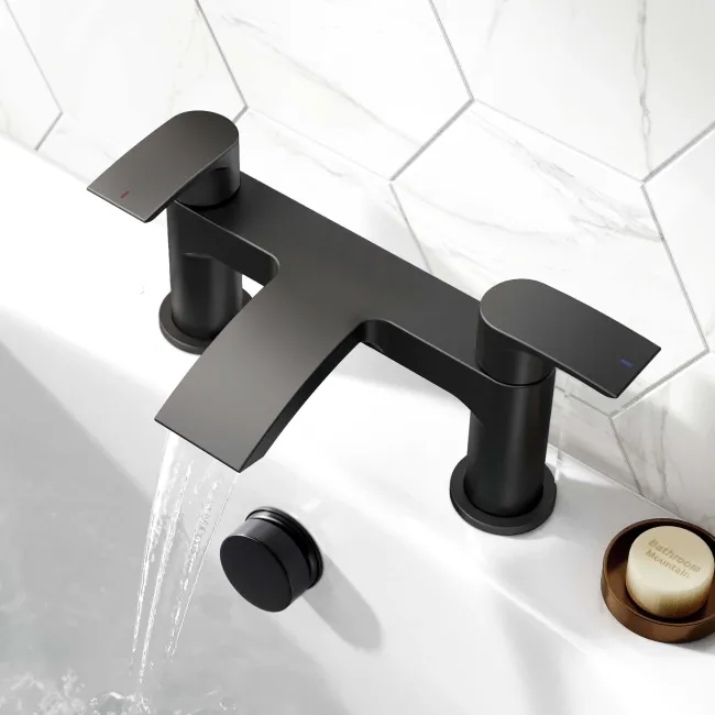 Spey Matt Black Bath Filler