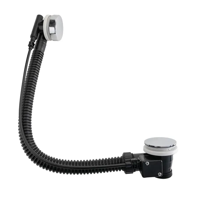 Wirquin Cable Operated Pop up Bath Waste with Chrome Mushroom Head