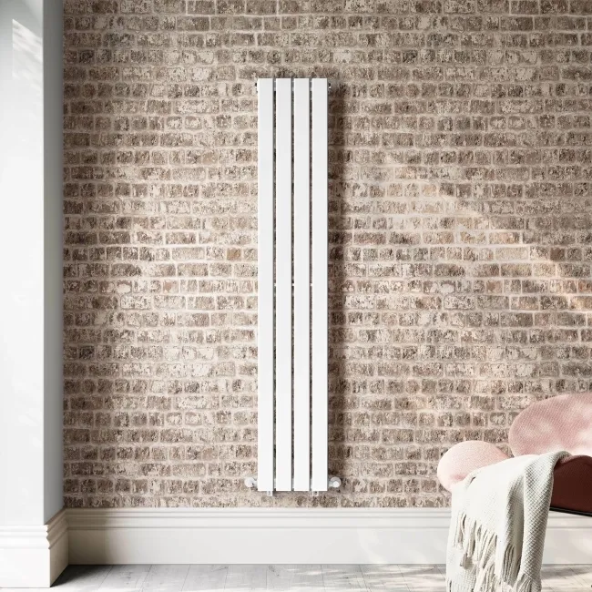 Faro White Single Flat Panel Vertical Radiator 1600x280mm