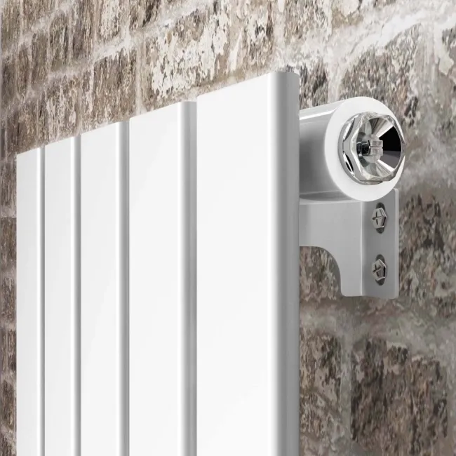 Faro White Single Flat Panel Vertical Radiator 1800x350mm