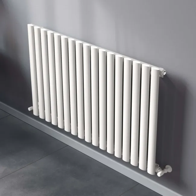Marbella White Single Oval Panel Radiator 600x1020mm