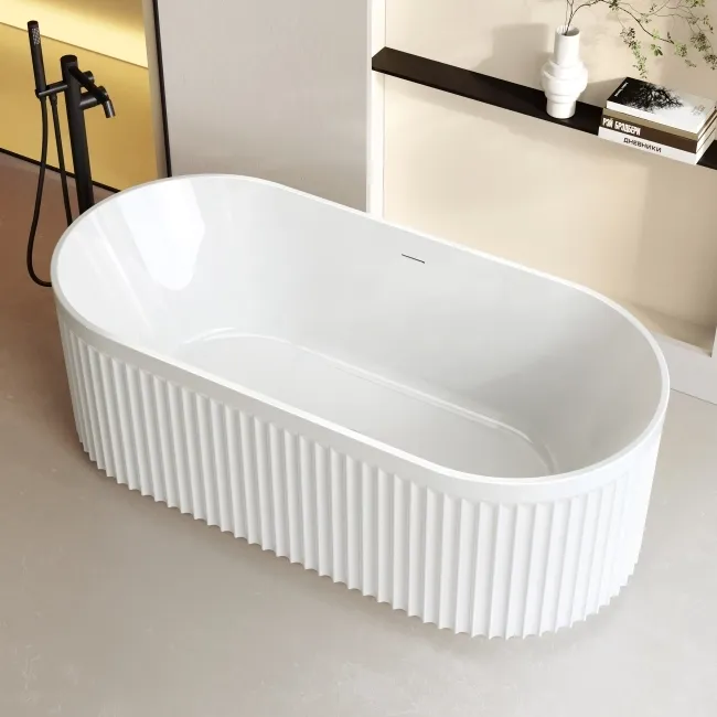 Finchley 1700mm Fluted Freestanding Bath