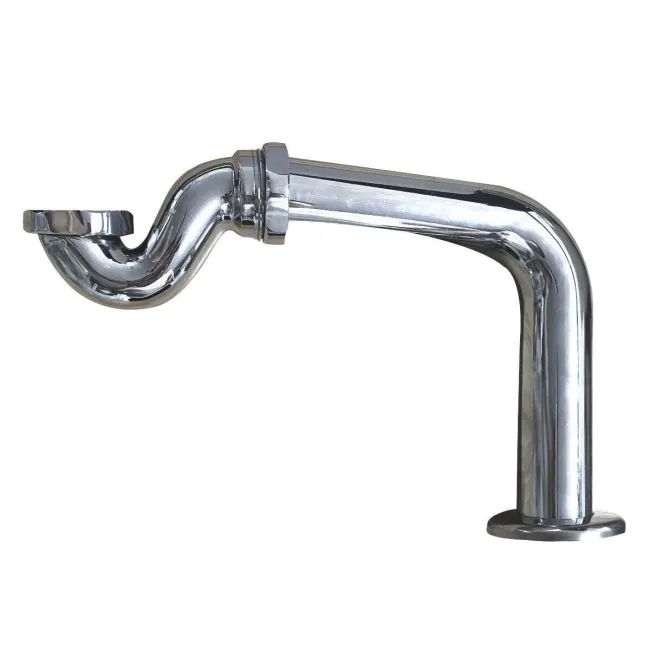 Traditional Exposed Bath Trap & Pipe