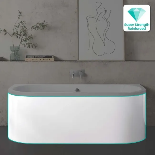 Stafford Essential 1700mm Super Strength Reinforced Back To Wall Bath Panel