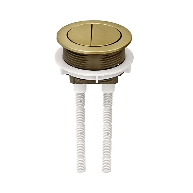 Alma & Kent Brushed Brass Cistern Flush Button - 48mm hole