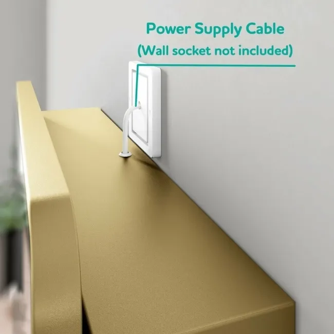 Olivia Matt Brass Illuminated LED Mirror Cabinet 710x500mm