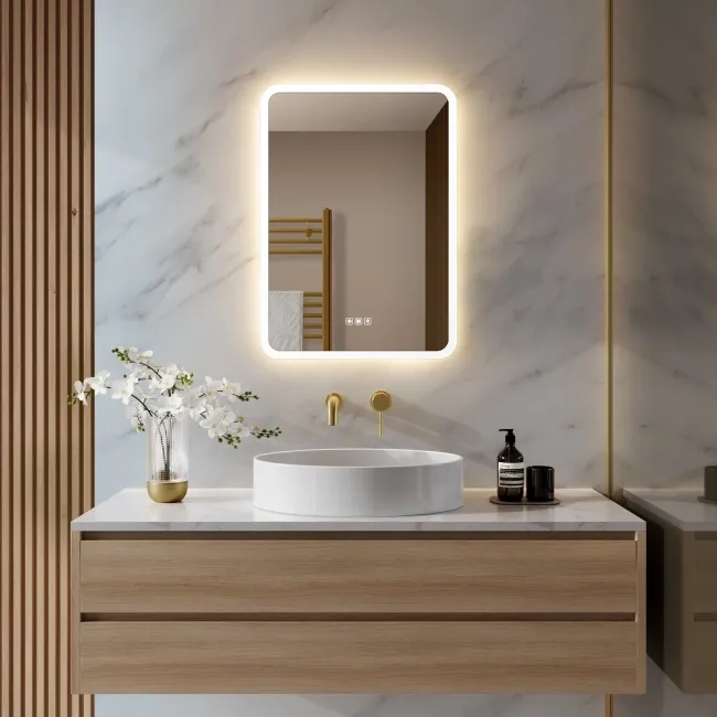 Jolie Illuminated LED Mirror With BLUETOOTH Speaker 700x500mm