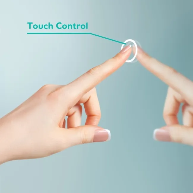 Ada Pill Brushed Brass Illuminated LED Mirror 900x500mm