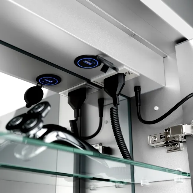 Ivy Recessed LED Mirror Cabinet 700x1000mm