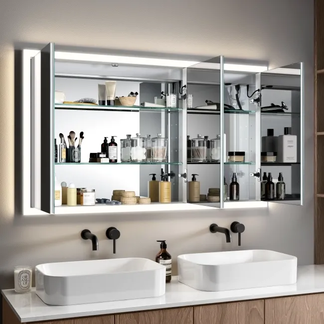 Ivy Recessed LED Mirror Cabinet 700x1200mm