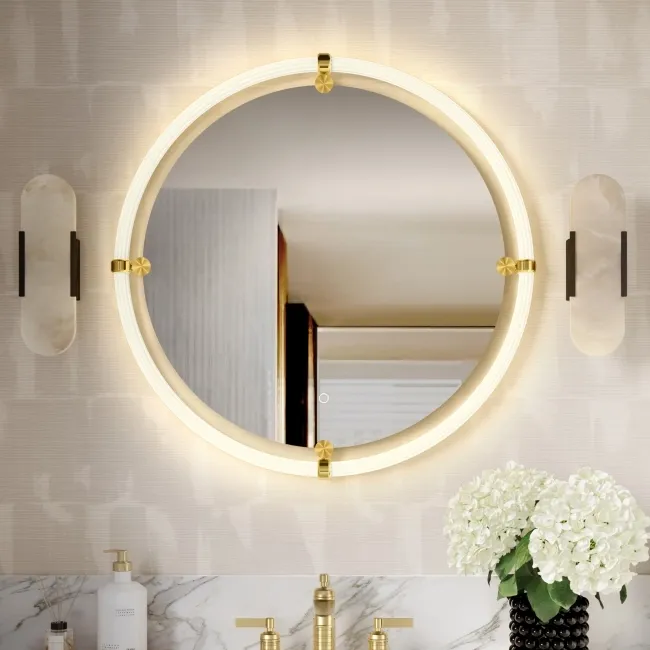 Frankie Round Illuminated LED Mirror 800mm