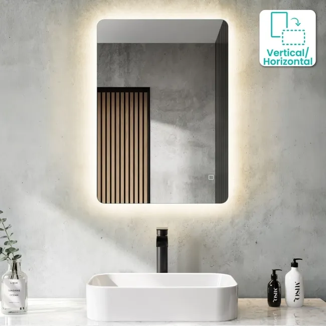 Clara Illuminated LED Mirror 700x500mm