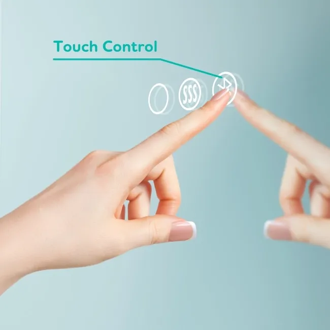 Kay Round Illuminated LED Mirror With BLUETOOTH Speaker 800mm