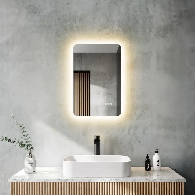 Clara Illuminated LED Mirror With BLUETOOTH Speaker 600x400mm