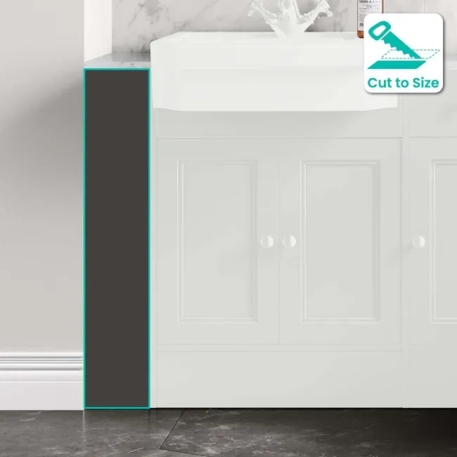 Monaco Graphite Grey Filler Strip