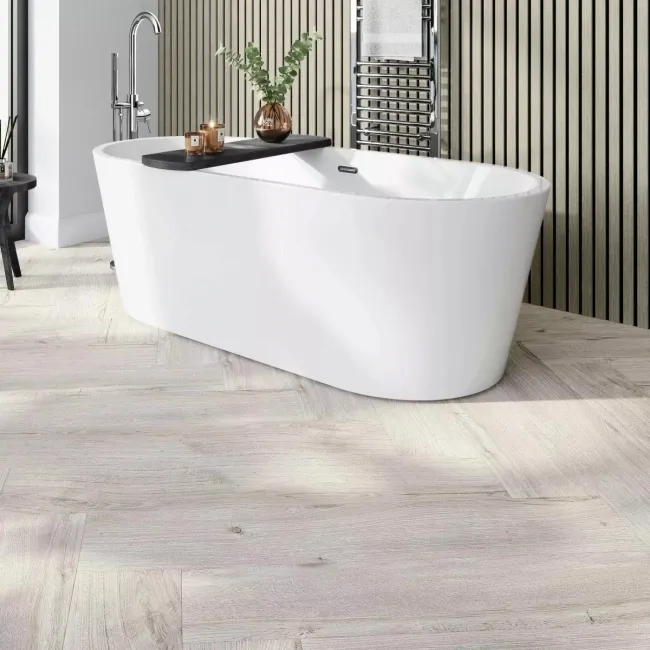 Trepanel Aqua 3D® Waterproof Ash Grey Wood Effect Slat Panels 3 Pack (Covers 1.39 SQM)