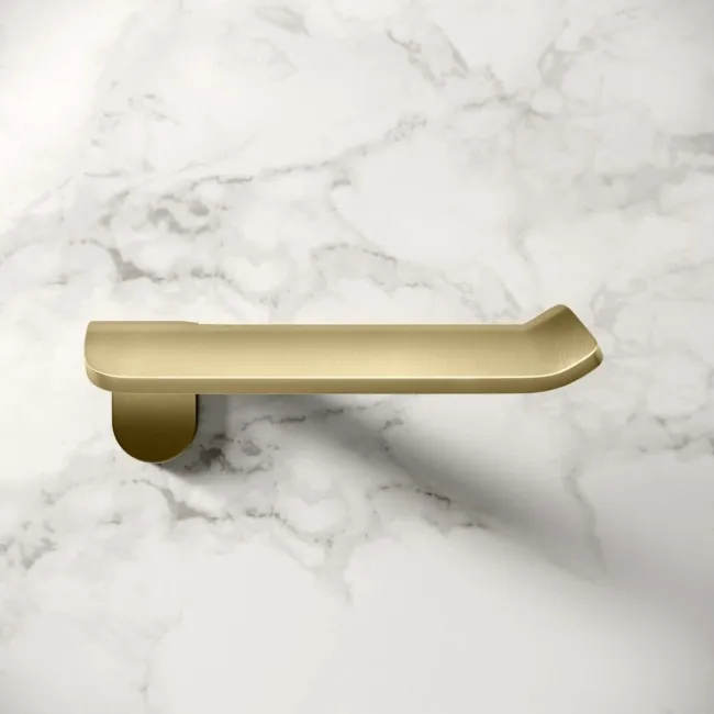 Eloise Brushed Brass Toilet Roll Holder