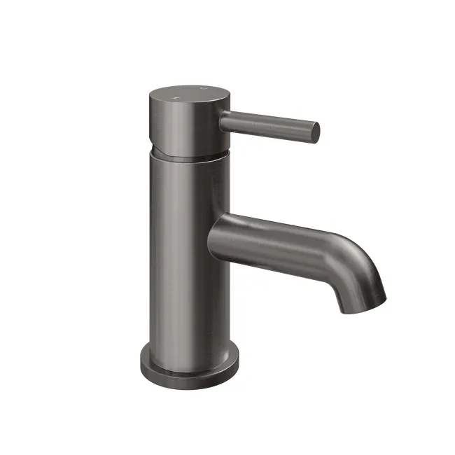 Trent Gunmetal Grey Basin & Bath Mixer Tap Set