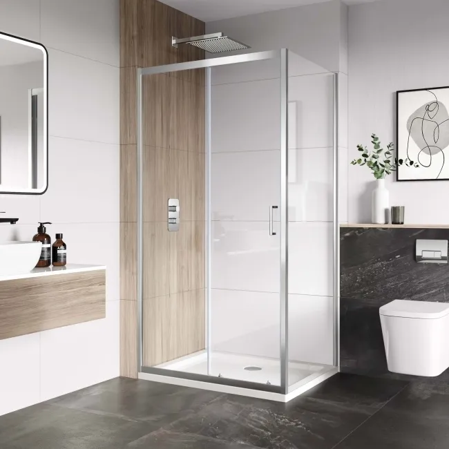 London 6mm Sliding Shower Enclosure 1000x700mm