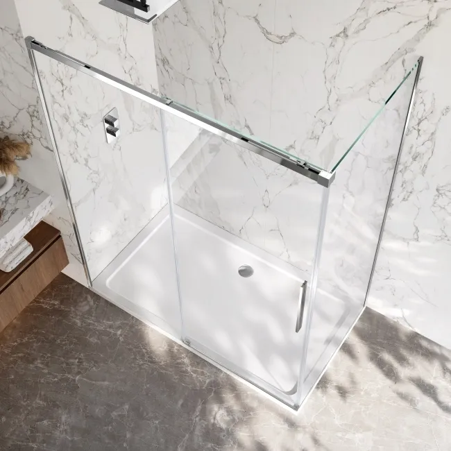 Lisbon 8mm Sliding Shower Enclosure 1600x800mm