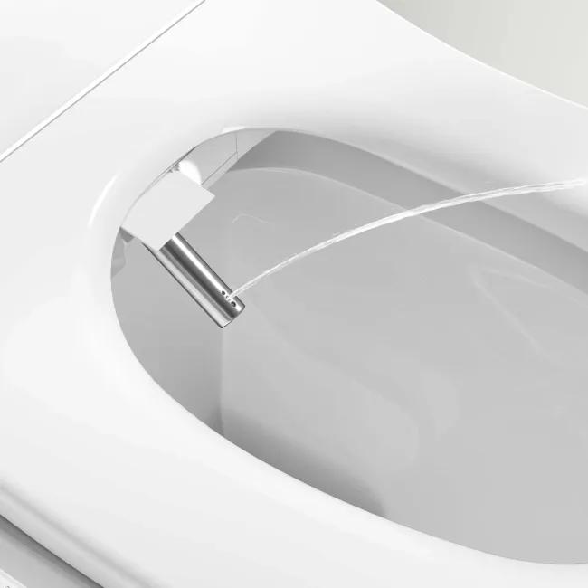 Denver Rimless Comfort Height Close Coupled Toilet With Smart Bidet Seat