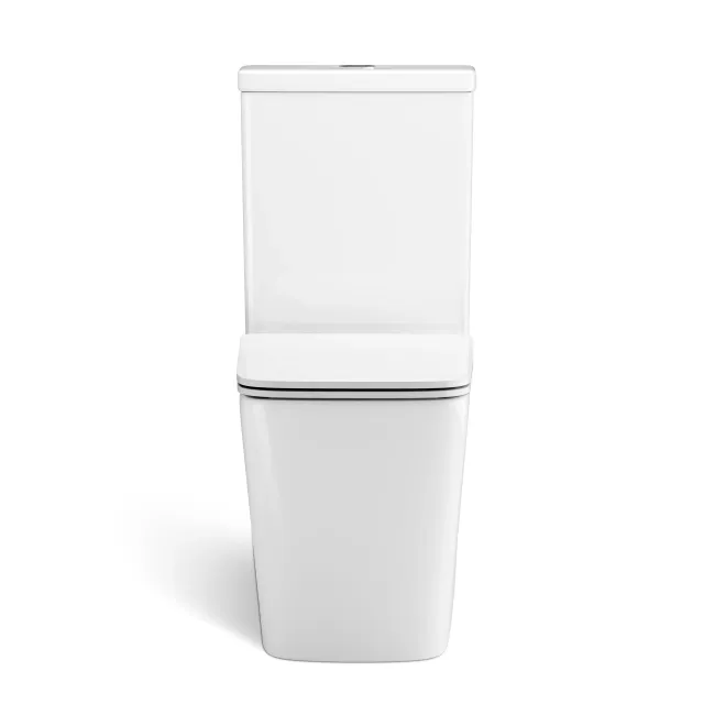 Kent Rimless Close Coupled Toilet With Premium Soft Close Slim Seat