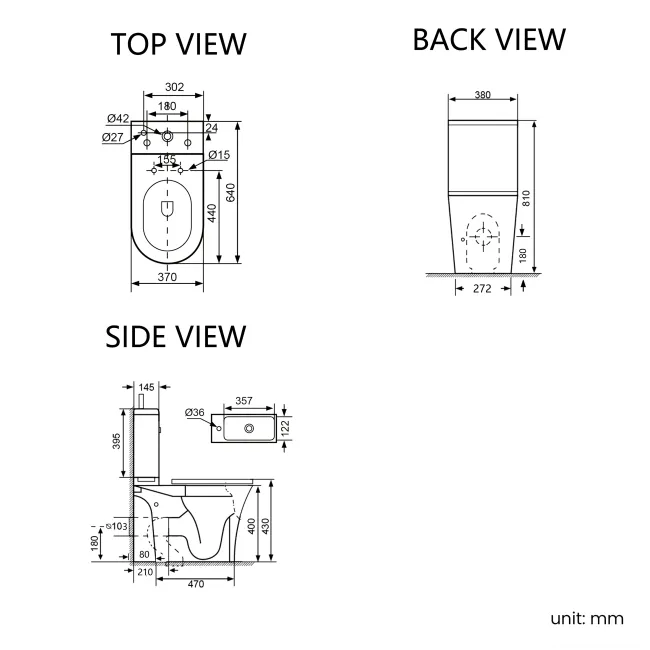 Brooklyn 2-In-1 Combined Wash Basin & Rimless Toilet With Premium Soft Close Slim Seat