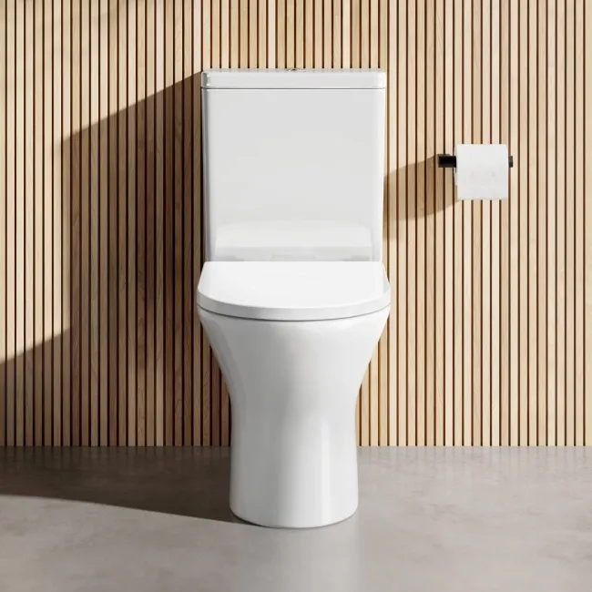 Brooklyn Rimless Close Coupled Toilet With Soft Close Seat