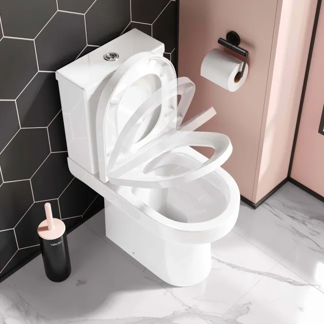 Denver Close Coupled Toilet & Pedestal Basin Set