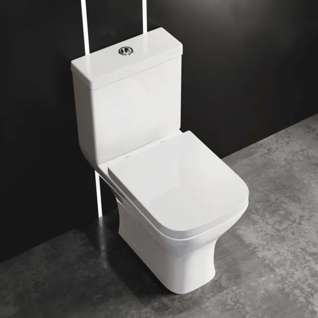 Atlanta Close Coupled Toilet & Pedestal Basin Set