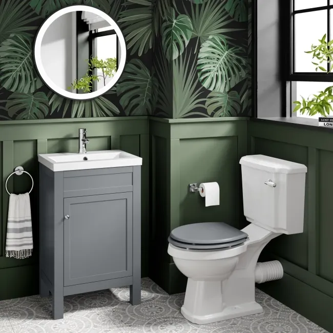 Bermuda Dove Grey Basin Vanity 500mm